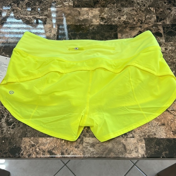 LULULEMON SPEED UP LOW RISE 2.5” LINED HIYE COLOR SIZE 8 - Picture 2 of 6